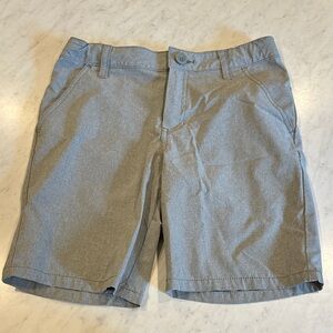 Cat & Jack Boys Light Gray Flat Front Shorts